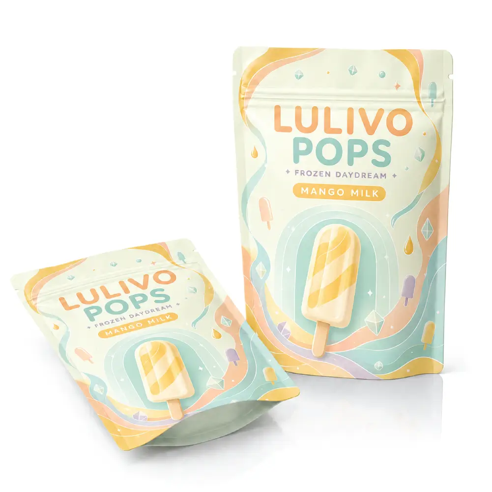 Stand Up Plastic Bags With Stable Product Presentation
