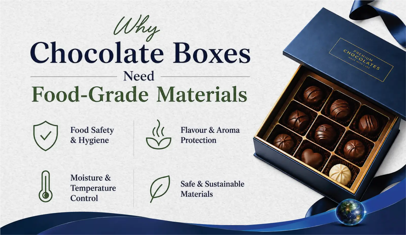 Why Chocolate Boxes Need Food-Grade Materials