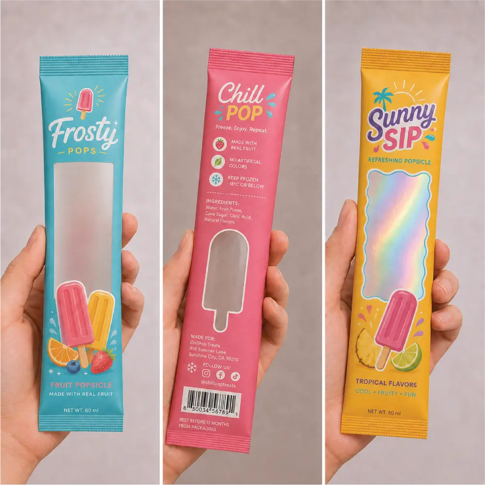 Window Cut Outs For Popsicle Bags