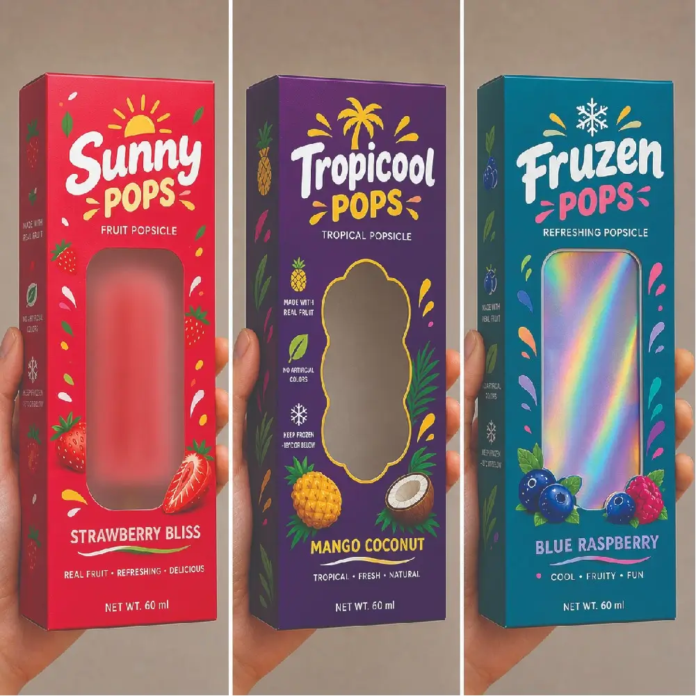 Window Cut Outs For Popsicle Boxes