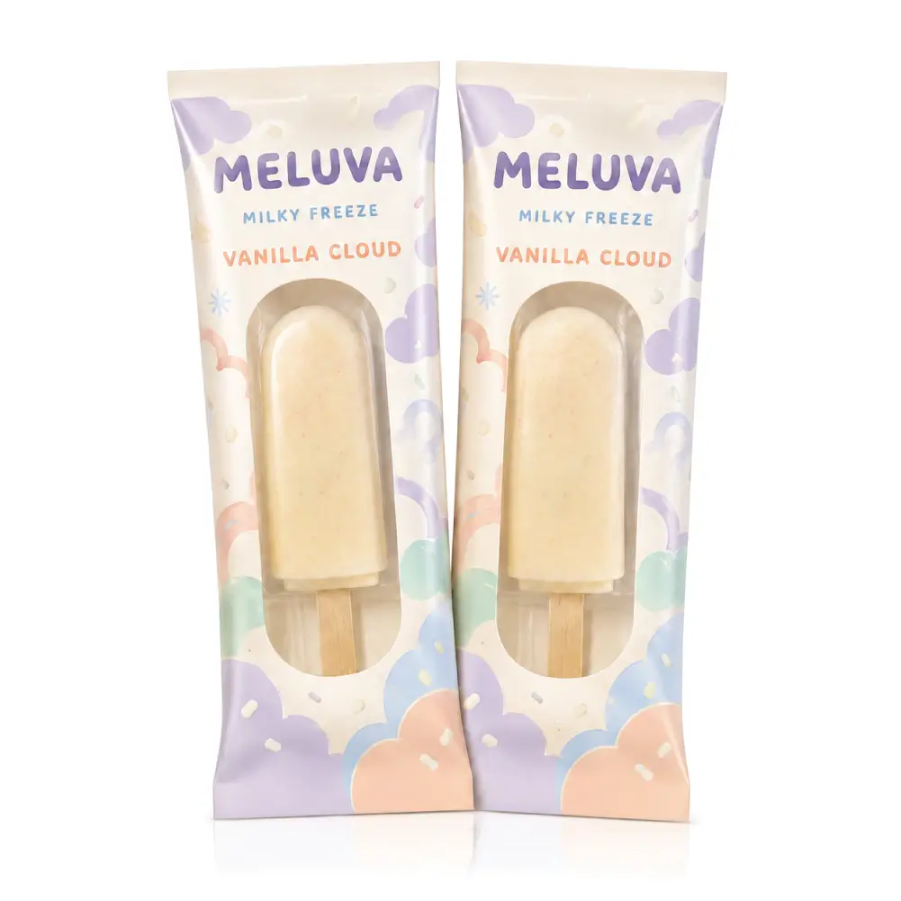 Window Popsicle Plastic Bags With Clear Product Visibility