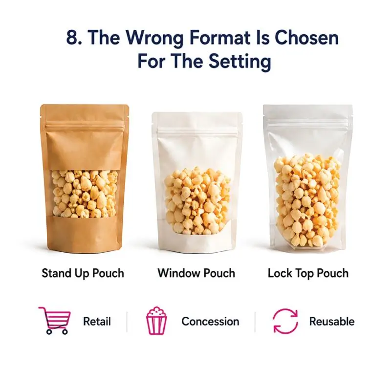 Wrong packaging format chosen for the Setting