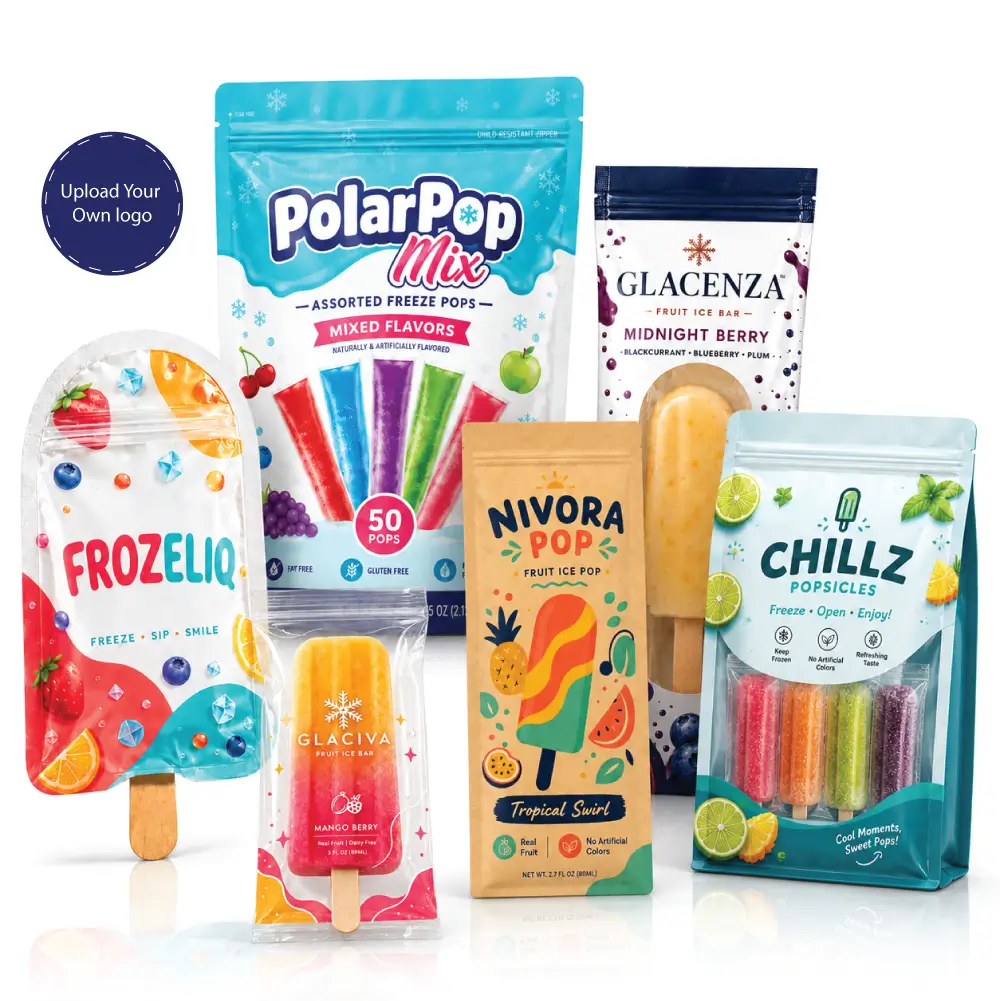 Ziploc Popsicle Bags With Secure Resealable Closure