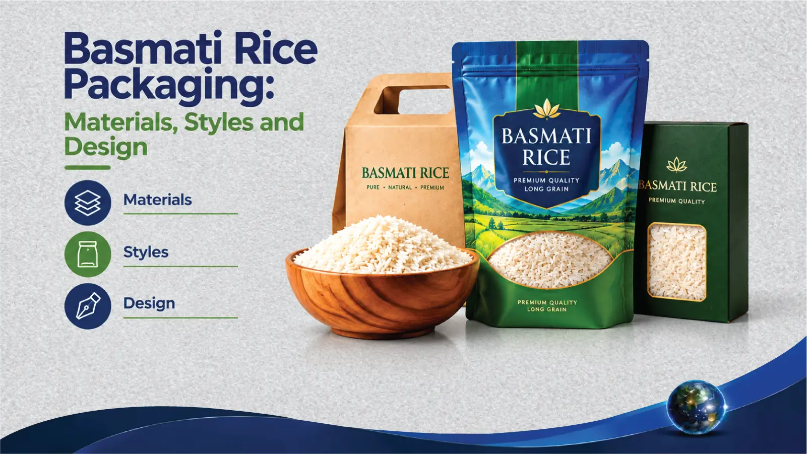 Basmati Rice Packaging Materials Styles and Design Options