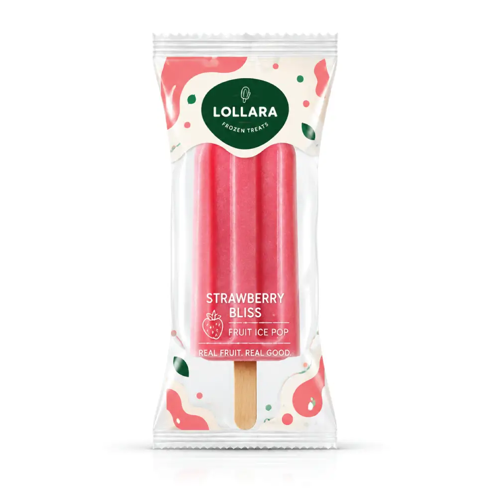 Clear Popsicle Packaging Bags With Product Visibility