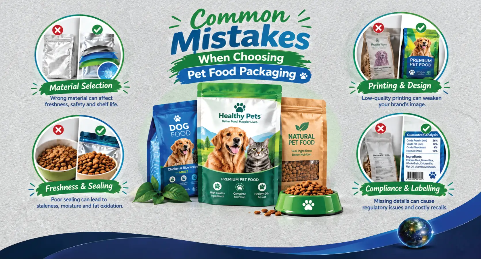 Common Mistakes When Choosing Pet Food Packaging