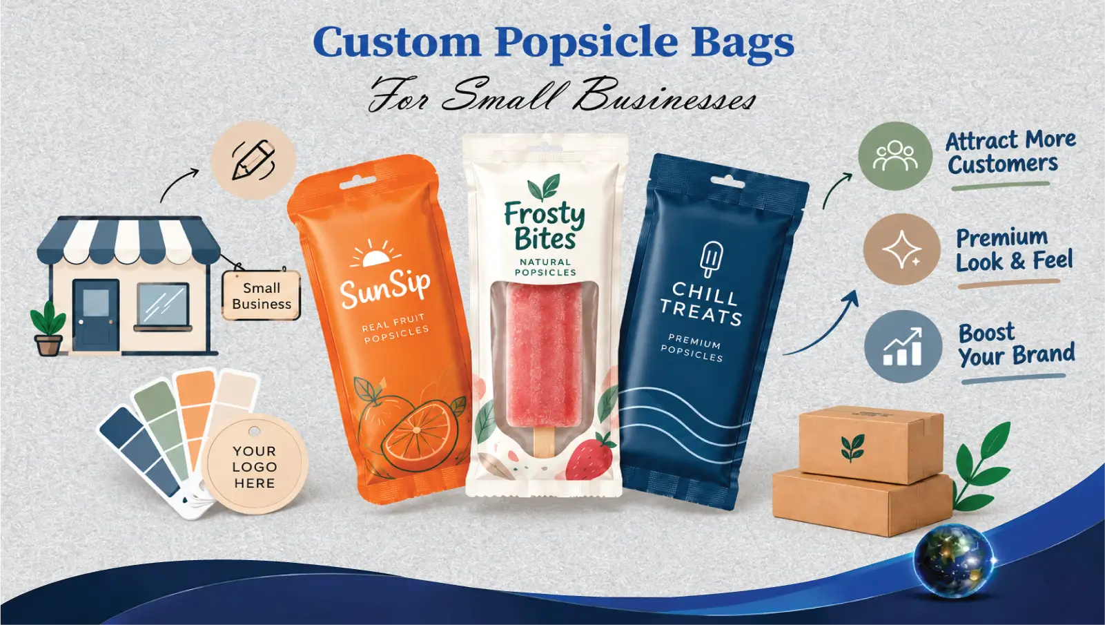 Custom Popsicle Bags For Small Businesses