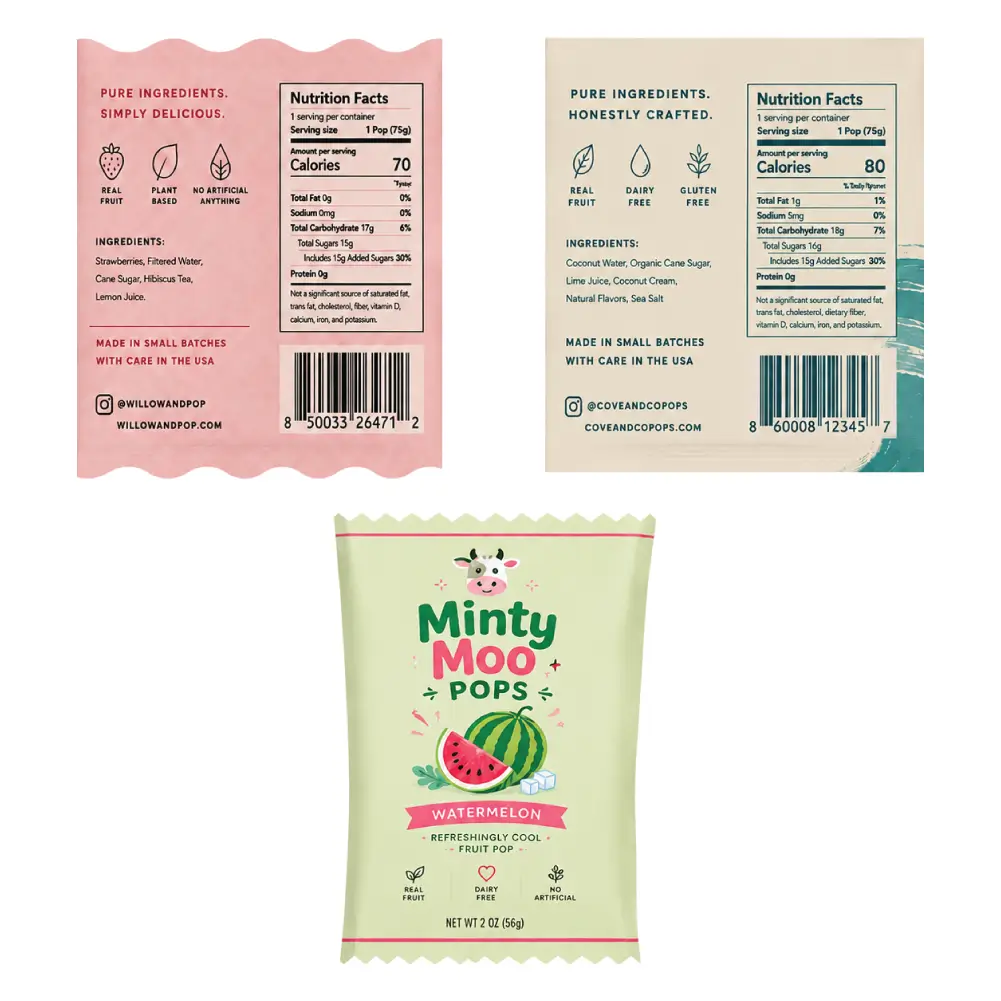 Die Cut Shapes For Popsicle Sleeves
