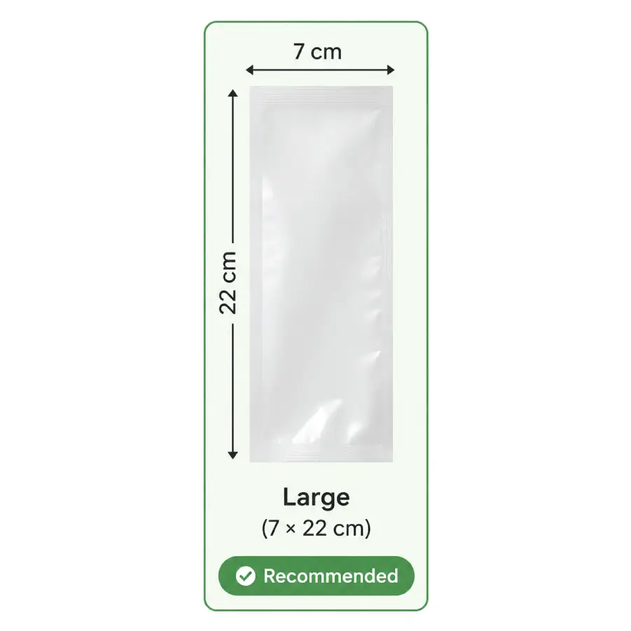 Determine the right popsicle size by considering length, width, thickness, stick placement, filling volume, and packaging dimensions.