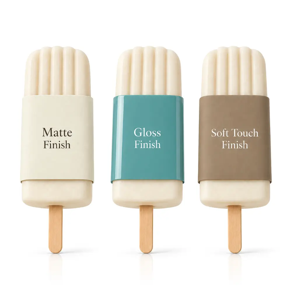 Finishing Options For Popsicle Sleeves
