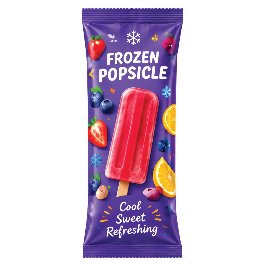 Flat Popsicle Bags for Frozen Treats
