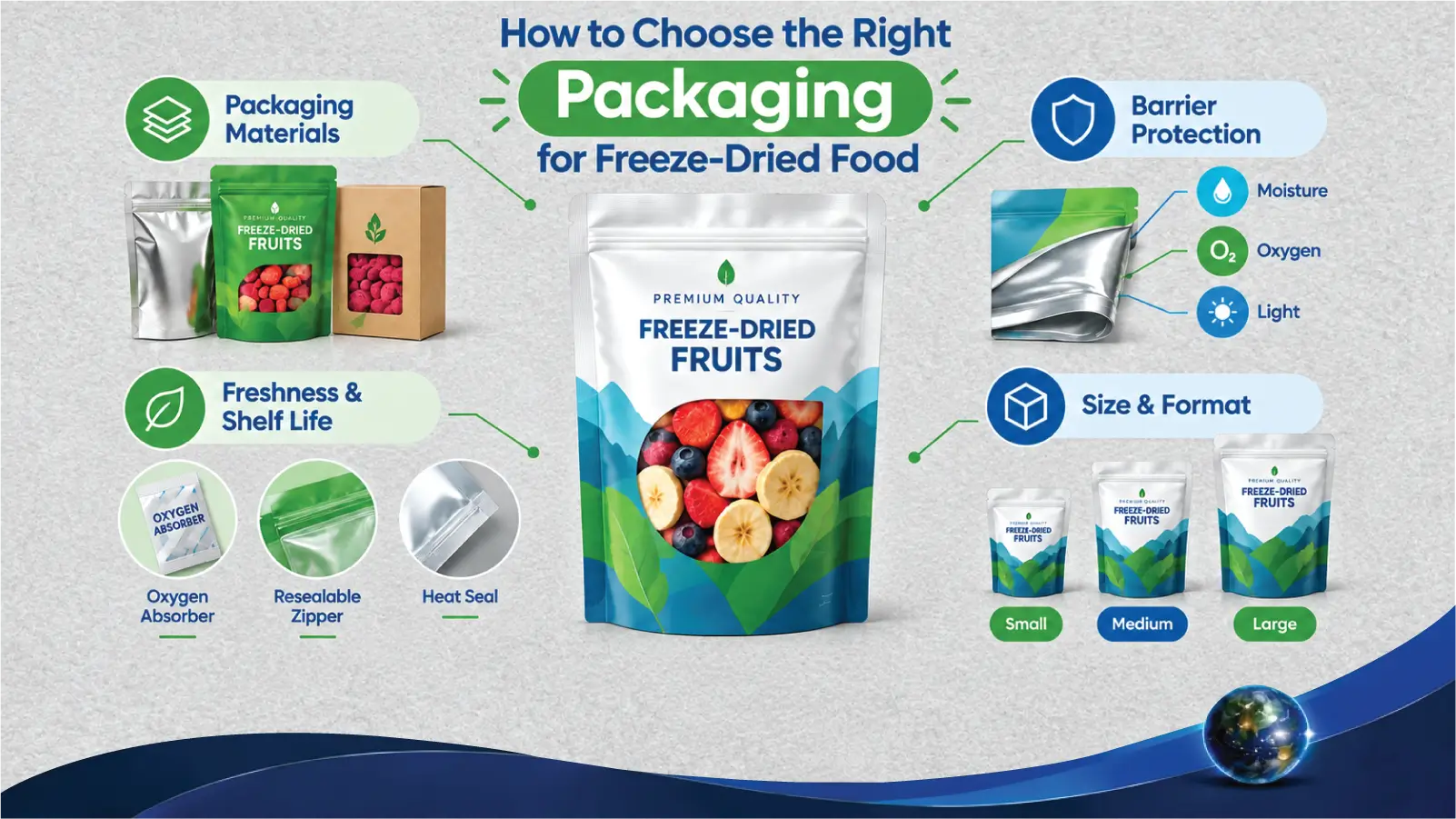Choosing Packaging for Freeze-Dried Food