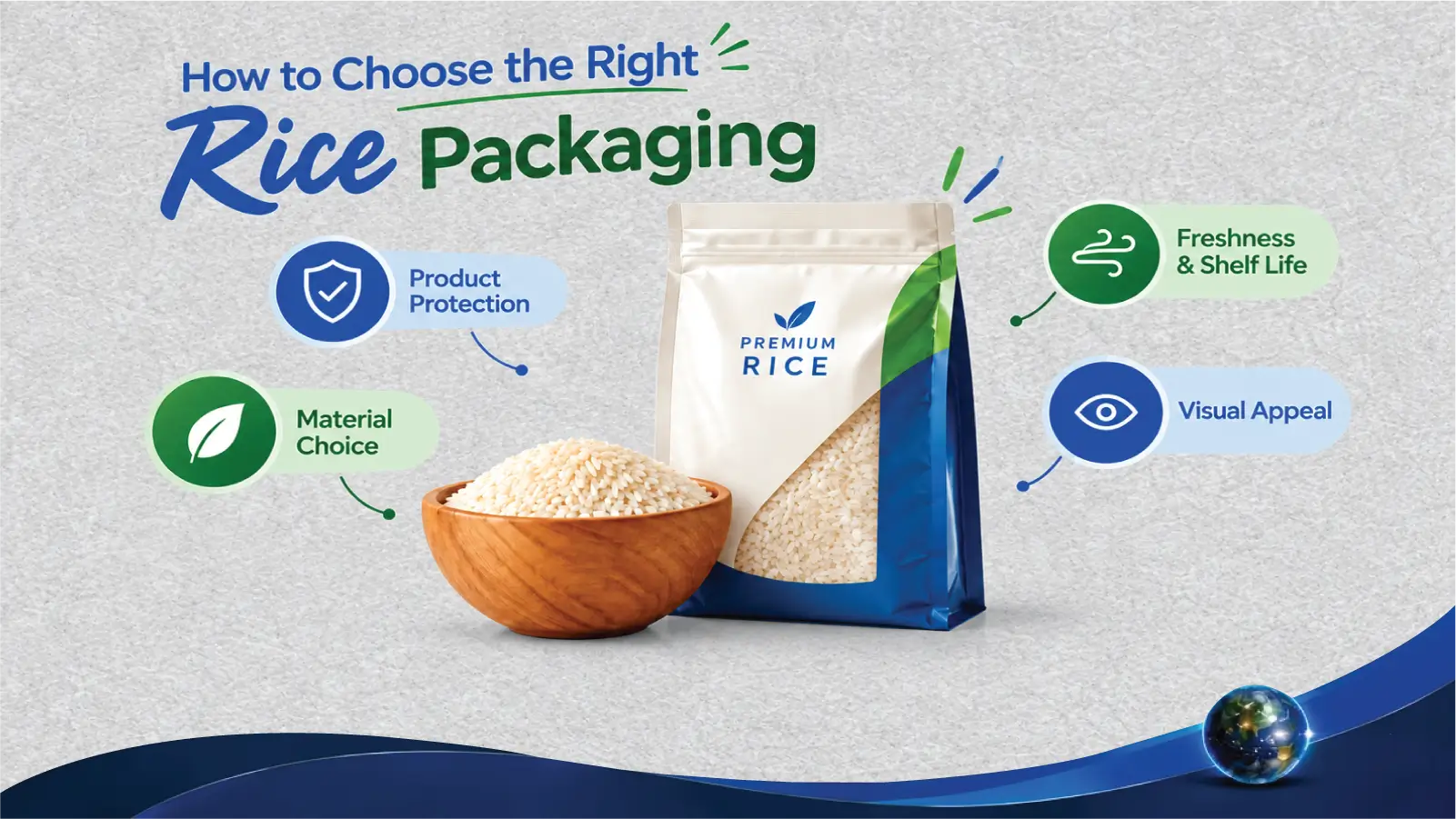 Choosing Right Rice Packaging For Quality and Storage Needs