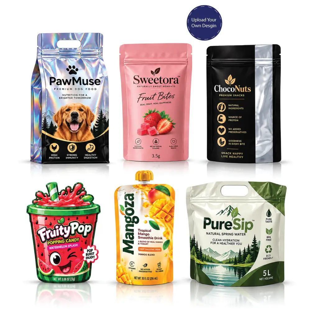 Large Mylar Bags With Durable Product Storage