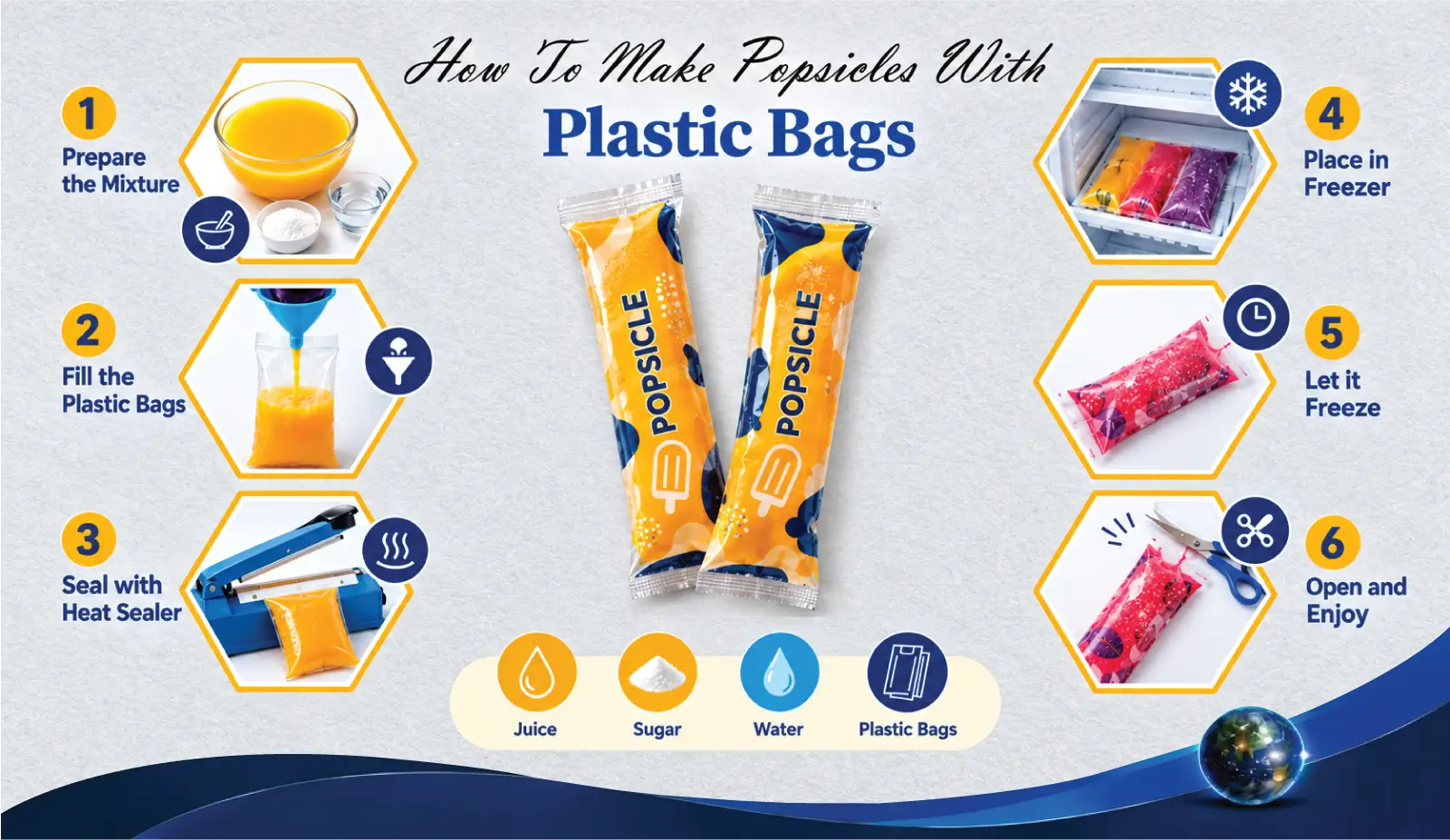 How To Make Popsicles With Plastic Bags