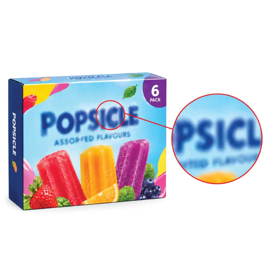 Consistent print Quality on Frozen product boxes