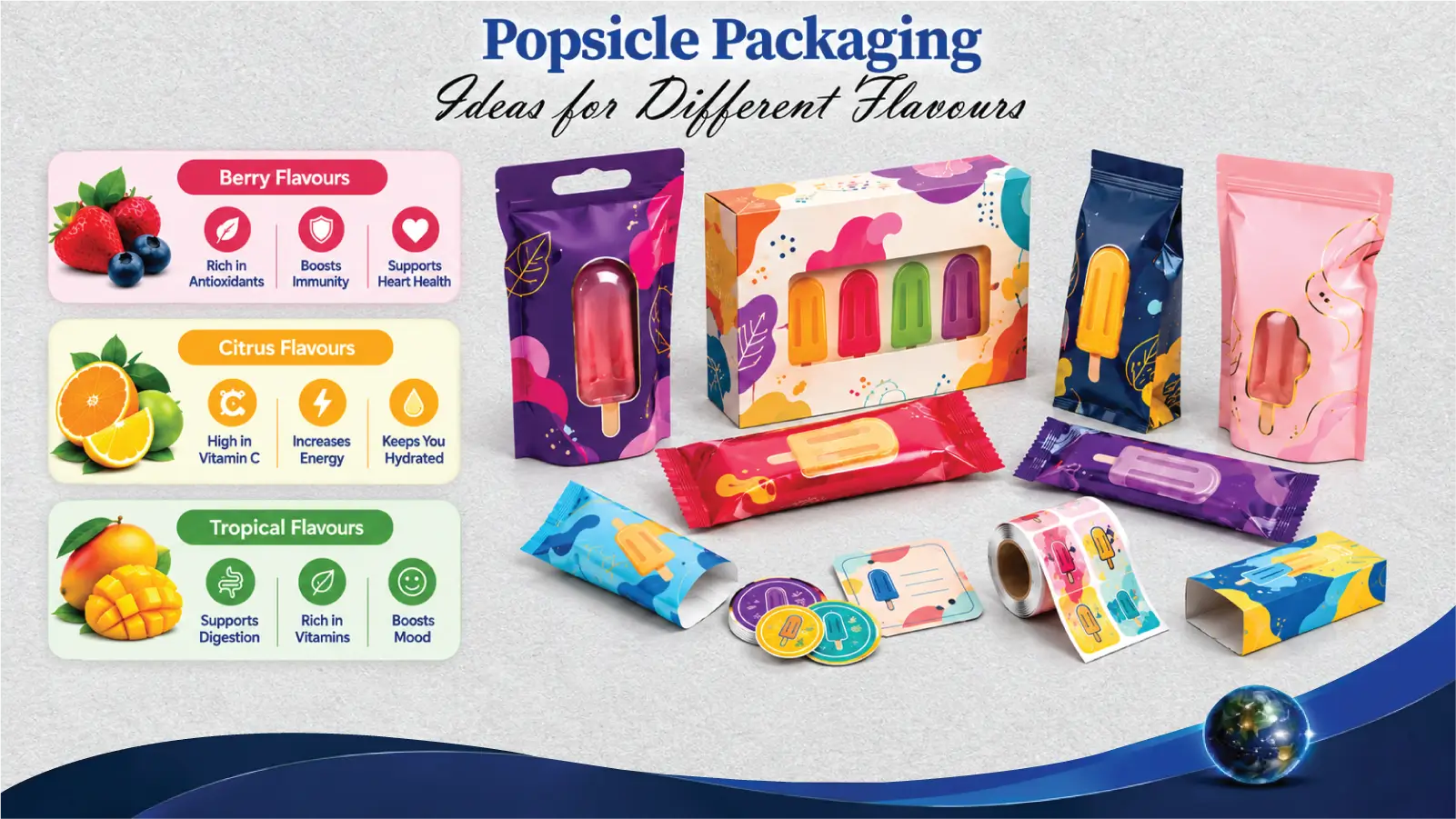 Popsicle Packaging Ideas For Different Flavours  