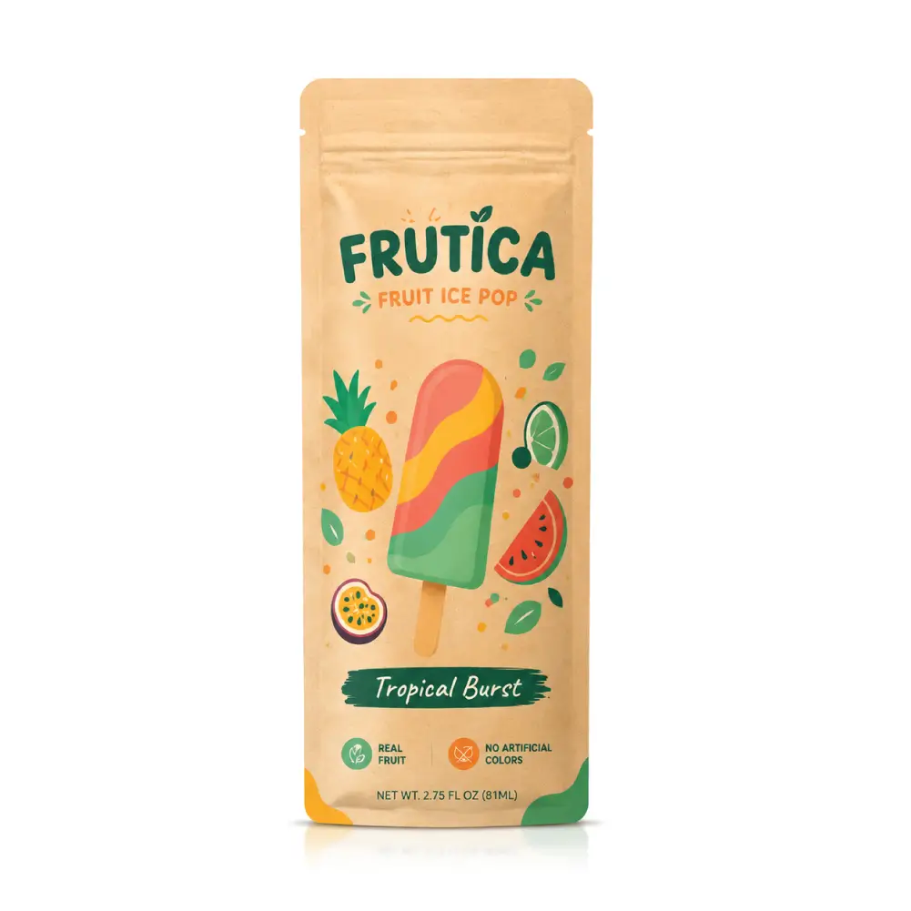 Popsicle Wrappers With Custom Presentation