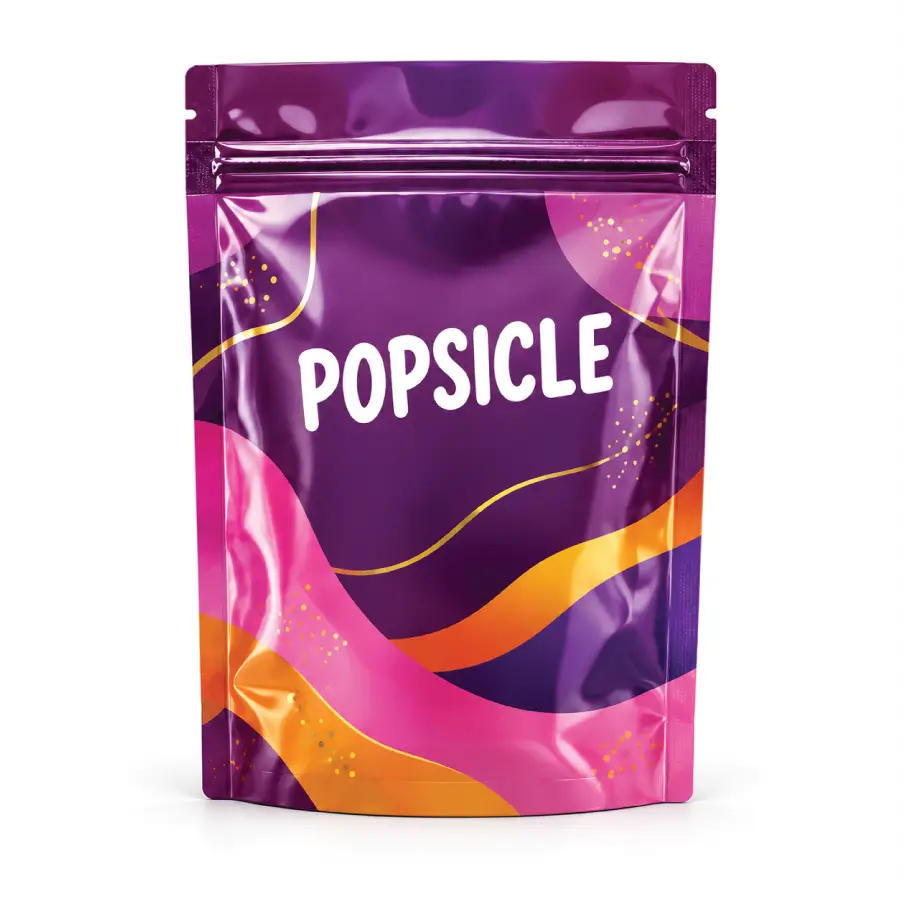 Resealable Zipper Popsicle Bags for Frozen Treats