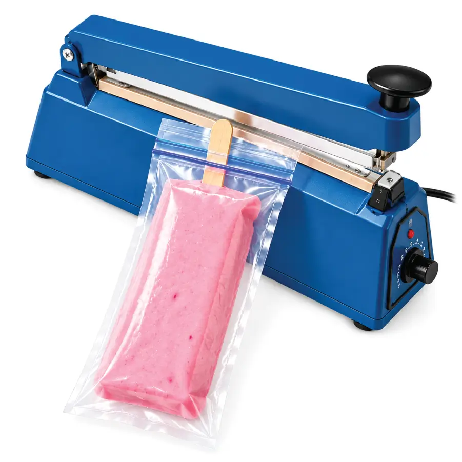 Securely Closed Ziploc Bags for Freezing Popsicles