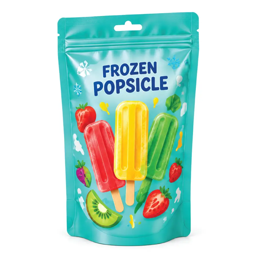 Stand-Up Popsicle Bags for Flexible Frozen Treats
