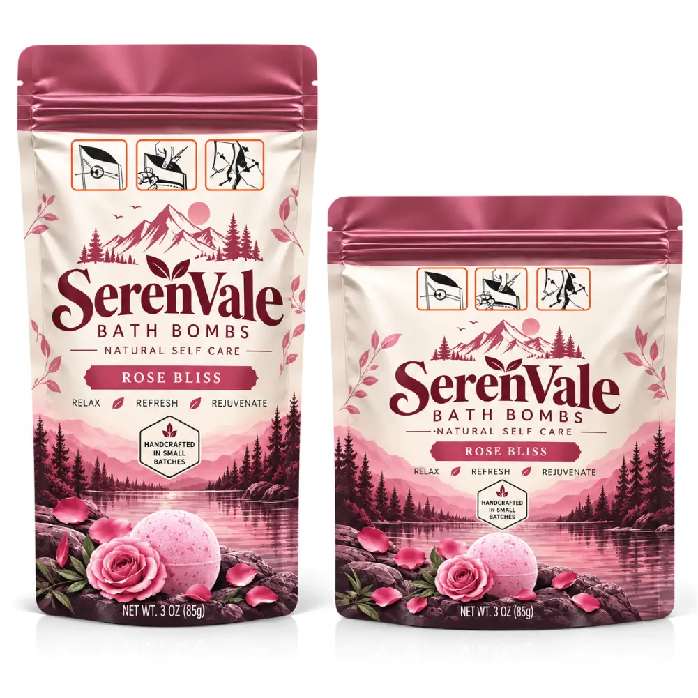 Stand Up Pouches With Gravure Printing For Product Presentation