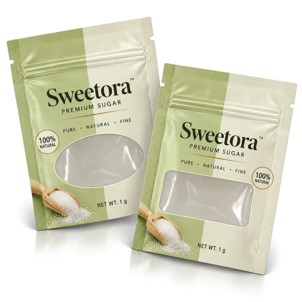 Window 1g Mylar Bags With Clear Product Visibility