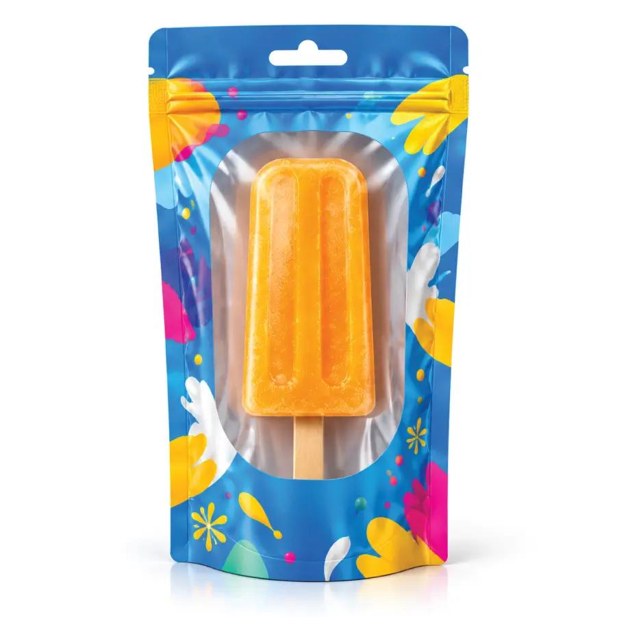 Window Popsicle Bags for Product Visibility