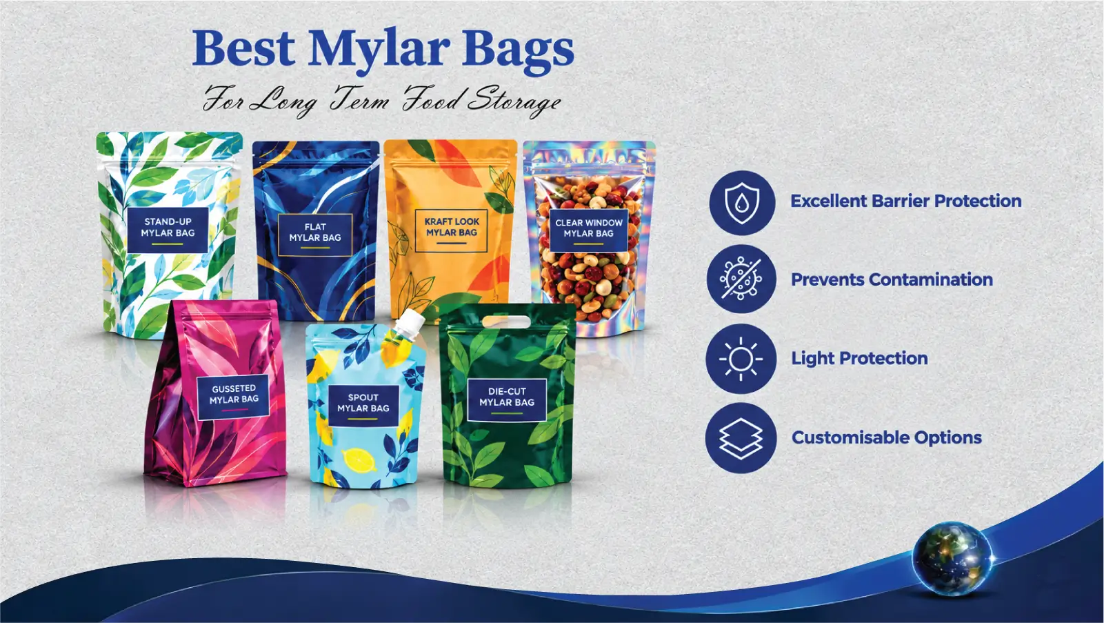 Best Mylar Bags for Long Term Food Storage
