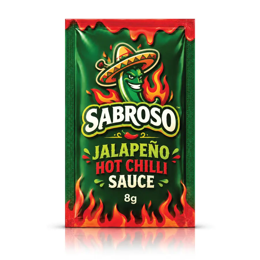 Condiment Bags With Secure Sauce Product Protection