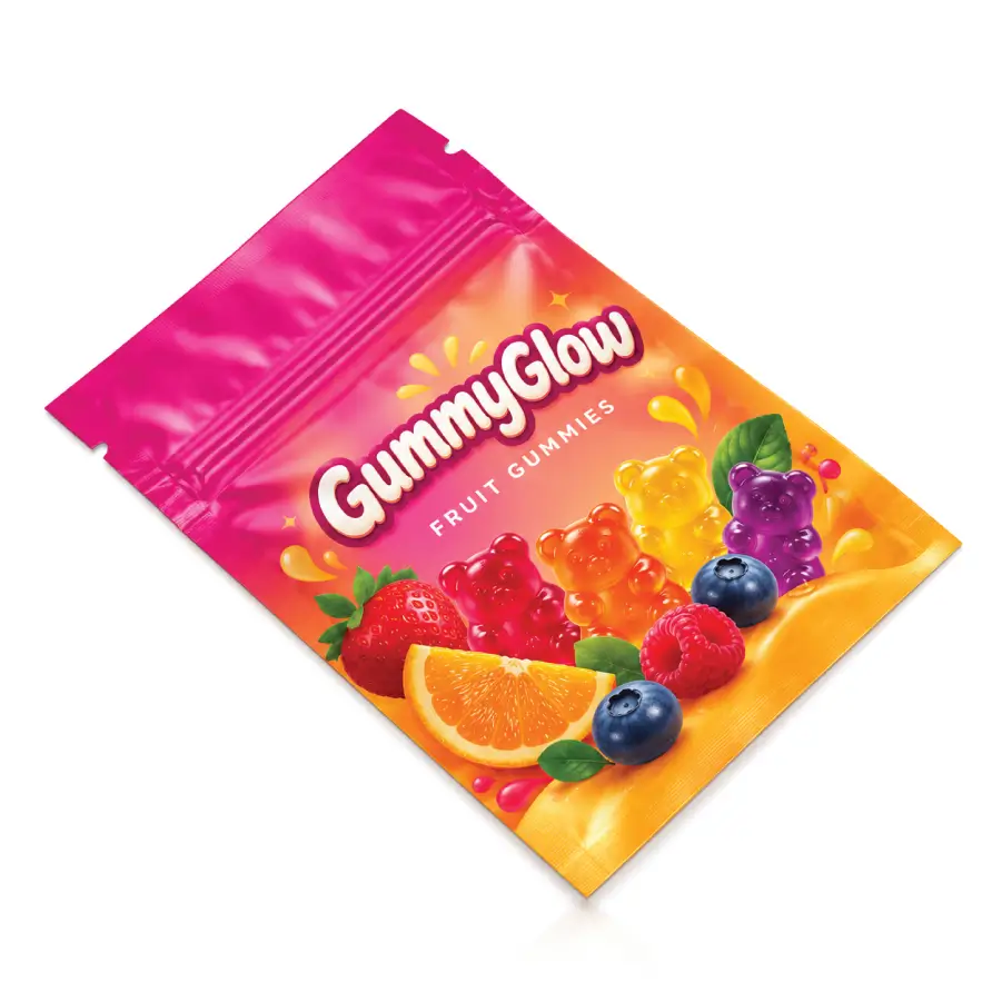 Custom Printed 1 Gram Mylar Bags With Branded Graphics And Secure Seals