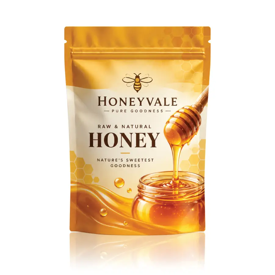 Custom Printed Sachets With Branded Graphics And Product Information