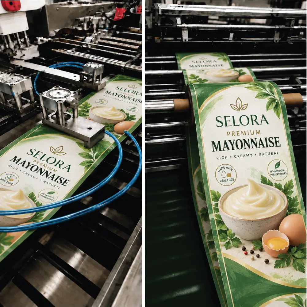 Custom Printing For Condiment Packaging With Branded Sauce Designs