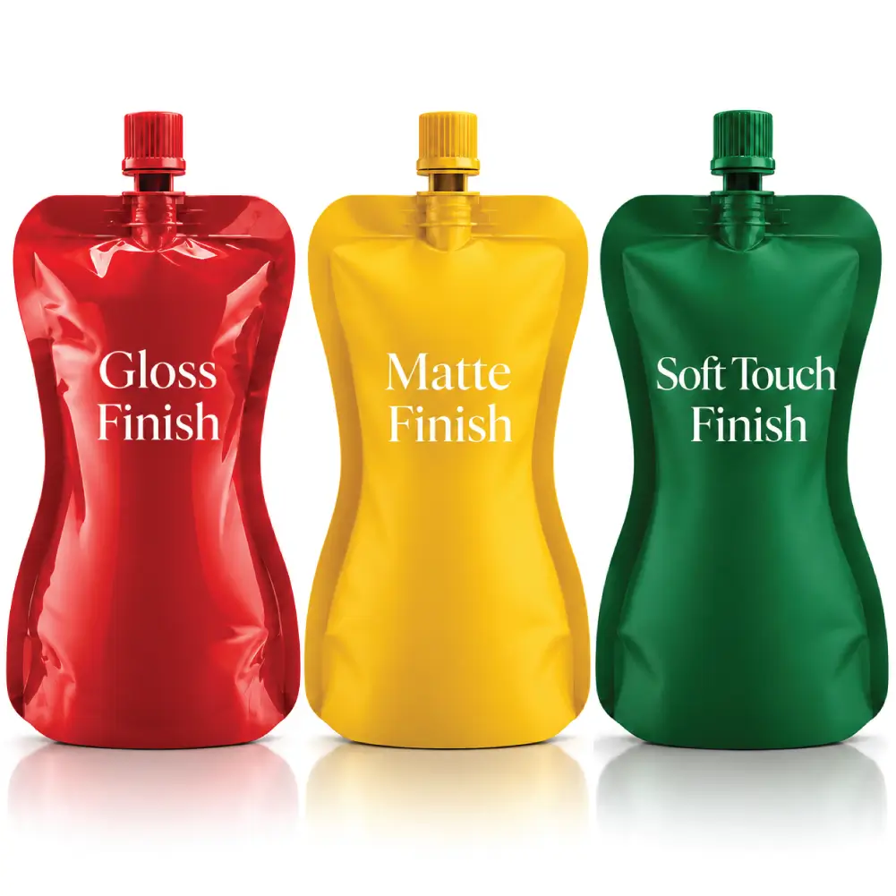 Finishing Options For Sauce Packaging With Distinctive Surface Effects