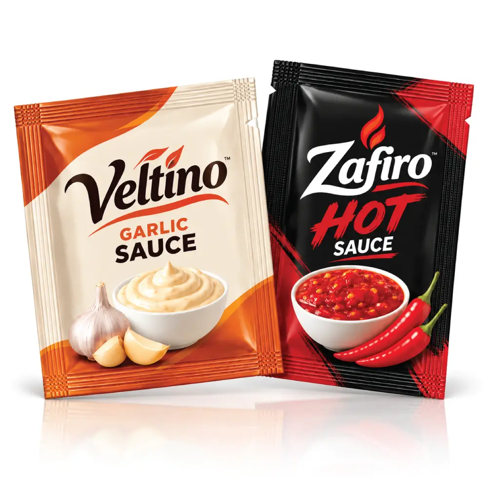 Flat Sauce Sachets With Compact Single Serve Packaging