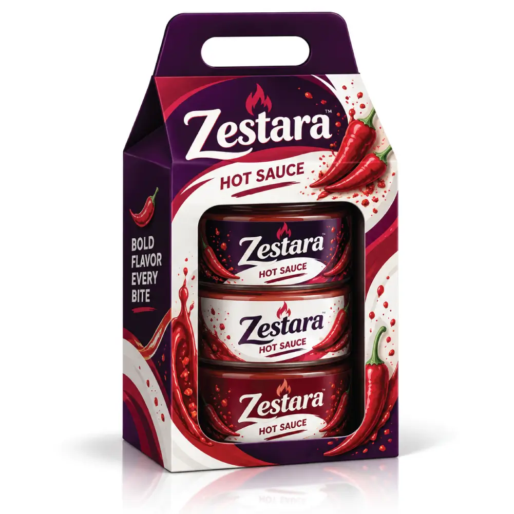 Gable Condiment Boxes With Convenient Sauce Product Presentation