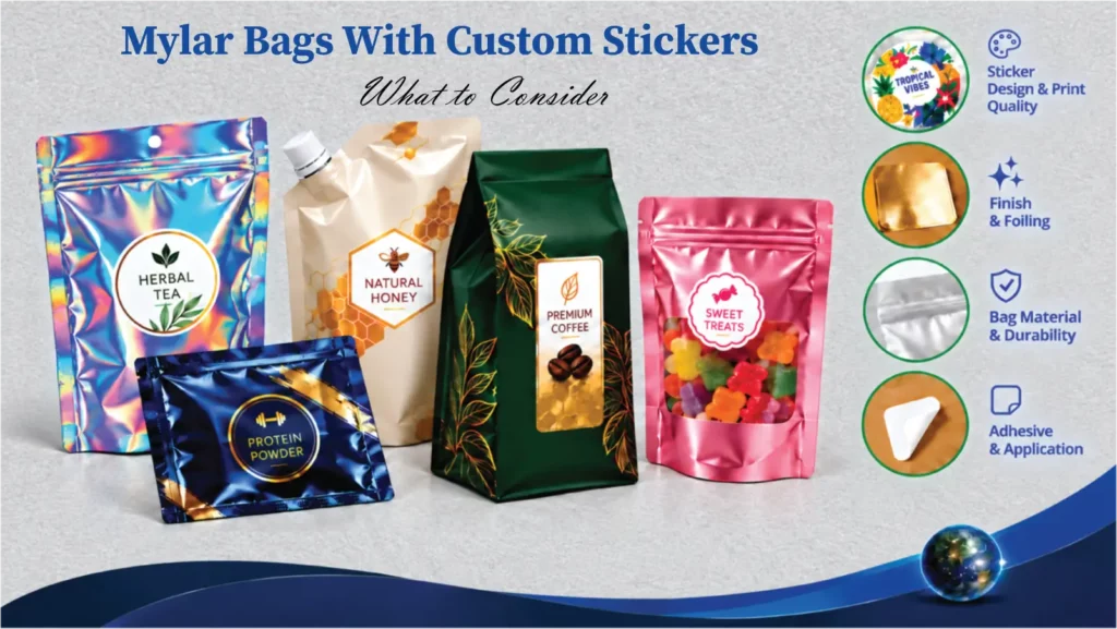 Mylar Bags With Custom Stickers What to Consider