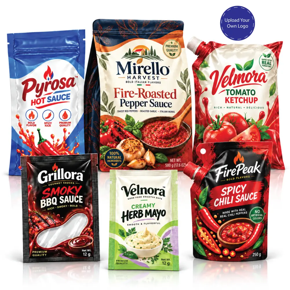 Sauce Pouch Packaging With Secure Product Protection