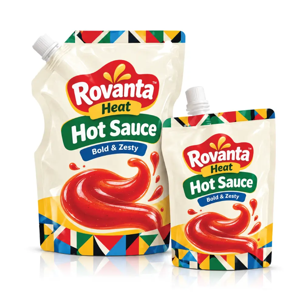 Shaped Sauce Pouches With Distinctive Custom Packaging Designs