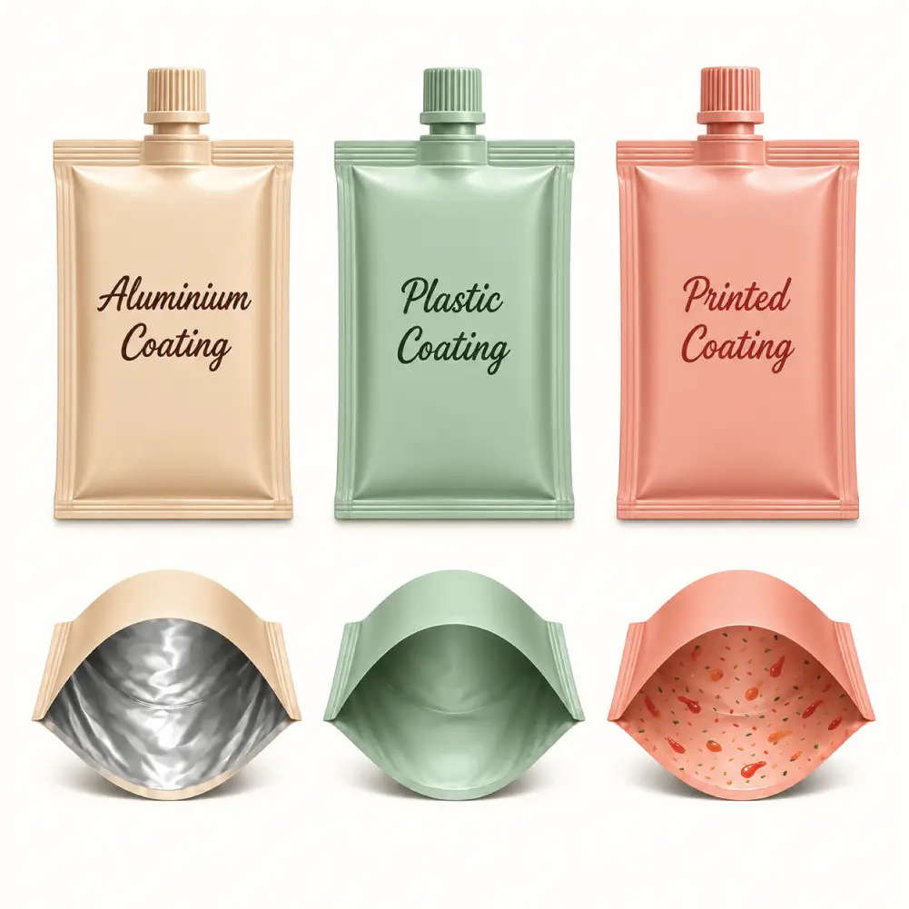 Special Coatings For Apple Sauce Pouches With Distinctive Finishes