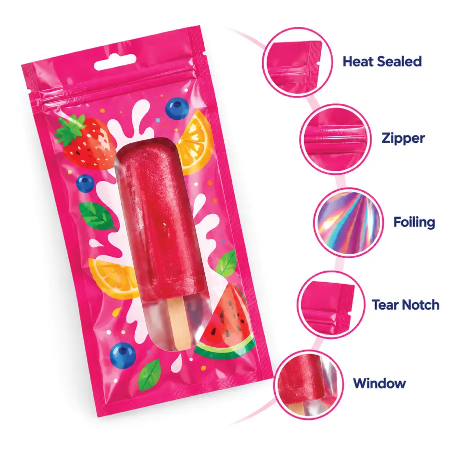 Standout Features across mylar Bags