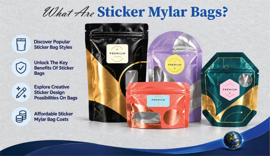 What Are Sticker Mylar Bags With Custom Product Packaging