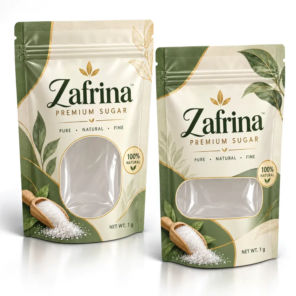 Window Sticker Mylar Bags With Clear Product Visibility