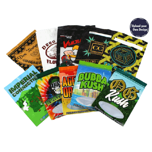 Buy Mixed Package 50 pcs Smell Proof Mylar weed Bags with designs for  marijuana 35 gram 10 x 13cm39x512 in Online at Low Prices in India   Amazonin