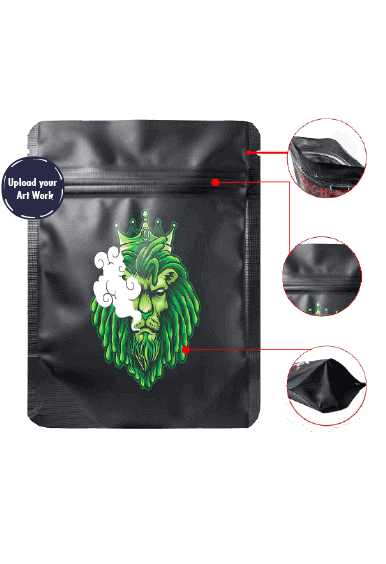 Custom Smell Proof Bags Universal Packaging 30 OFF