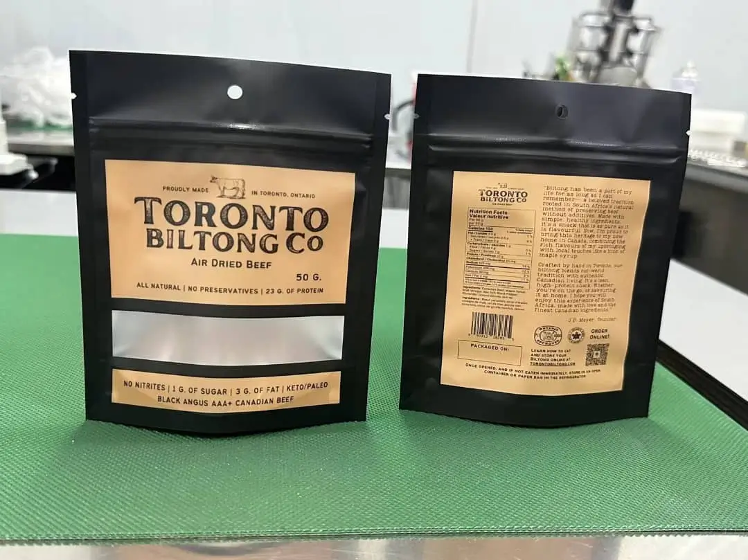 custom mylar bags with hang tab for retail display packaging