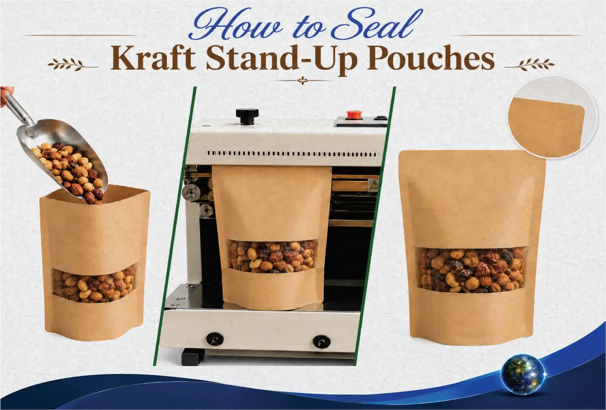 How To Seal Kraft Stand Up Pouches