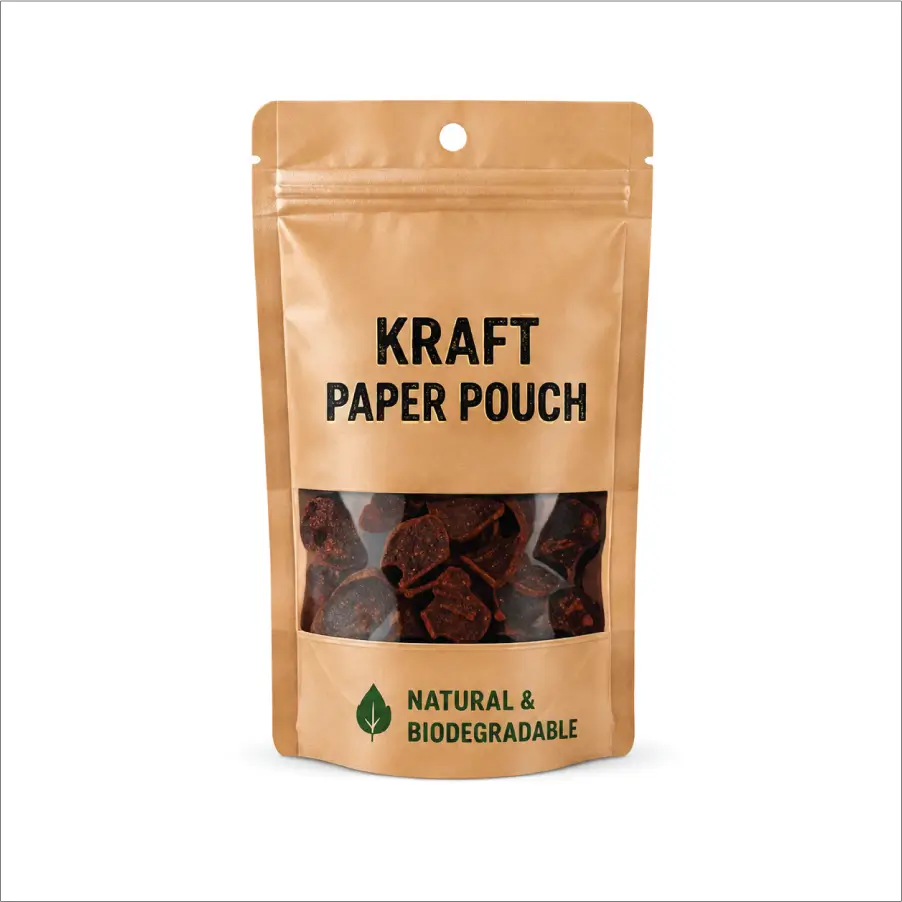 Kraft Paper for Sustainable Beef Jerky Packaging